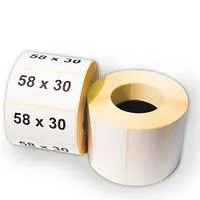 Этикетка самоклеющая 58*30 